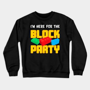 Building Blocks Block  Kids  Men Women Crewneck Sweatshirt